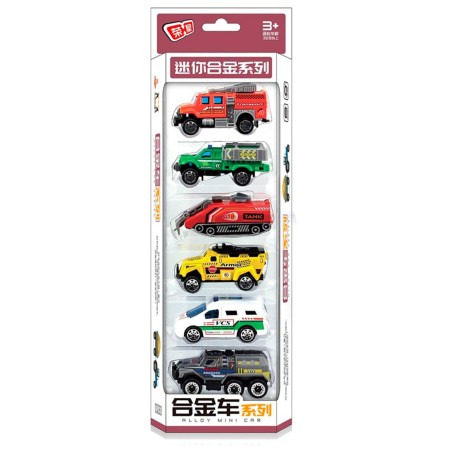 Colección Carros 6 Pcs