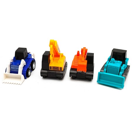 Carros Mini Juguete Set X4 Construcción