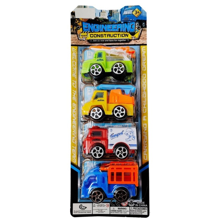 Set Carros Impulso Mixtos
