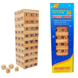 Torre Jenga Madera Juego
