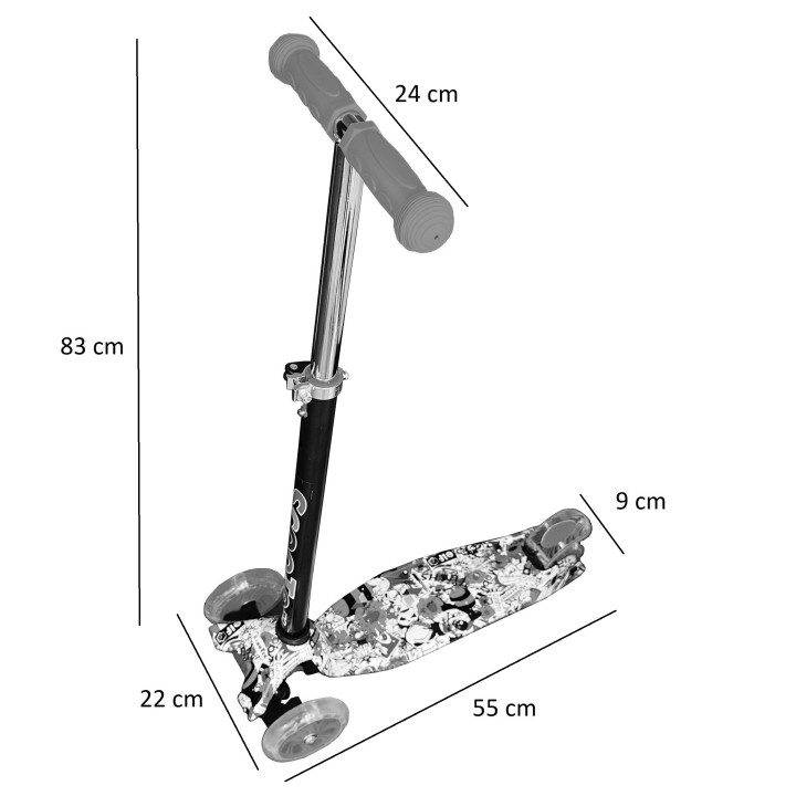 Scooter Patineta 3 Ruedas