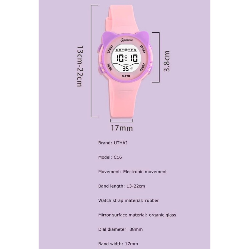 Reloj Impermeable Gato