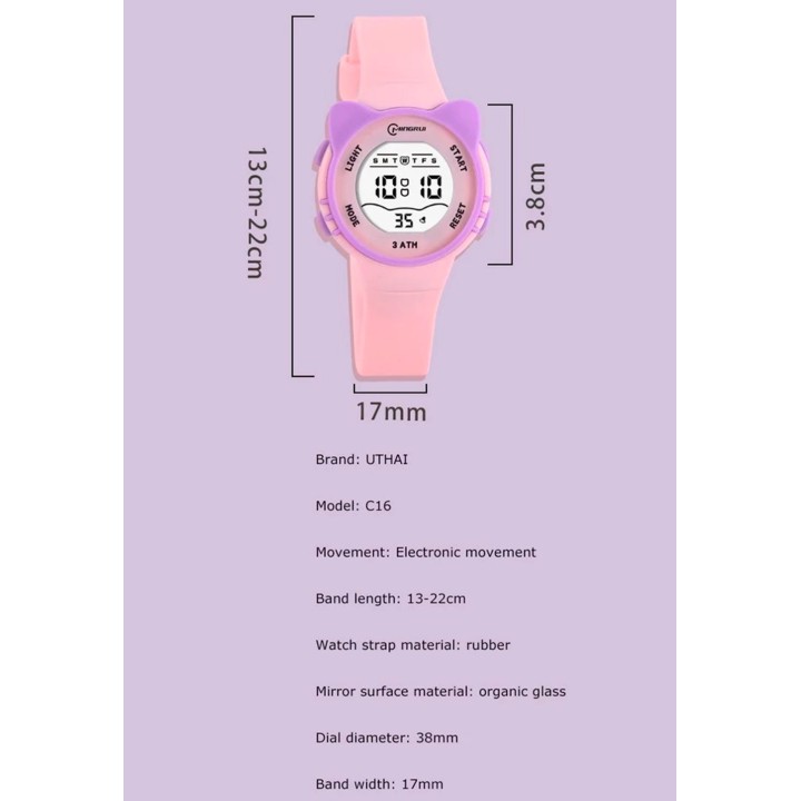 Reloj Impermeable Gato