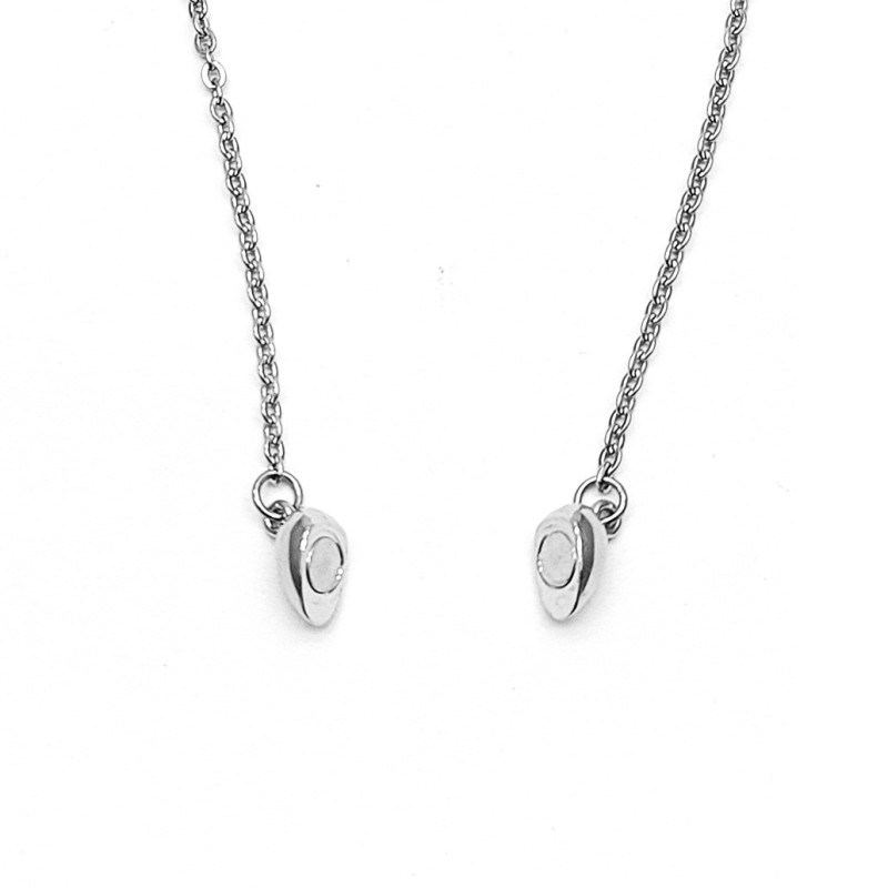 Collar Corazon Plateado