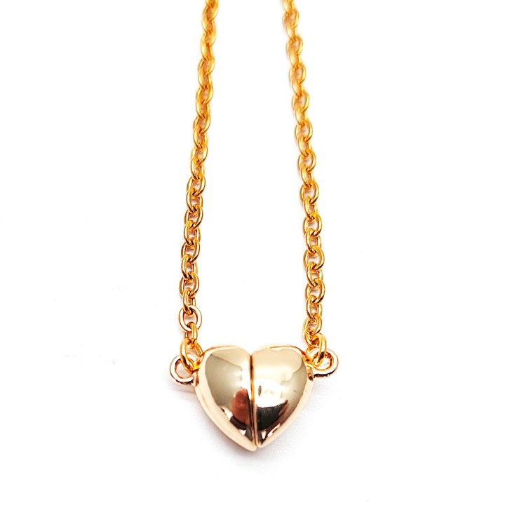 Collar Corazon Dorado