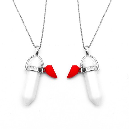 Collar Cuarzo Pareja
