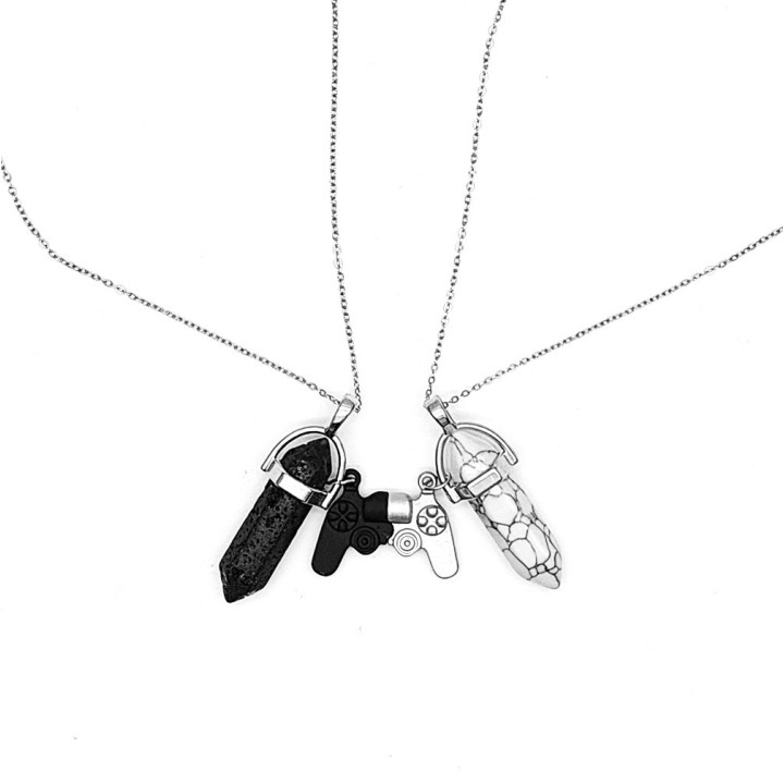 Collar Cuarzo Pareja