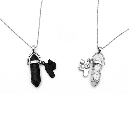 Collar Cuarzo Pareja