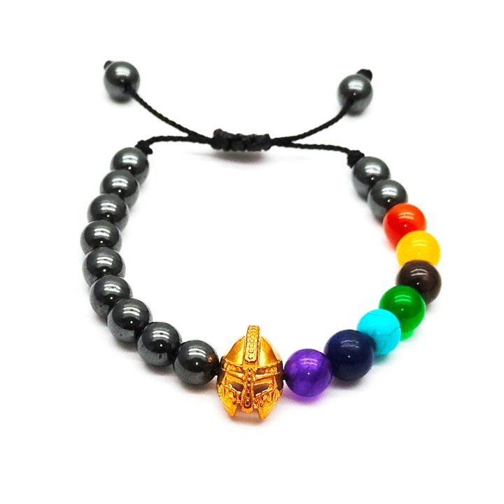 Pulsera 7 Chakras Hematita