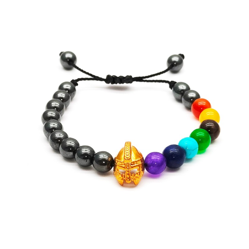 Pulsera 7 Chakras Hematita