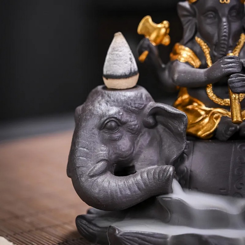Elefante Ganesha Incienso 0333