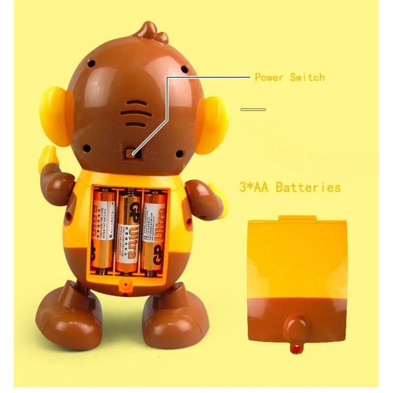Robot Mono Mico Luces