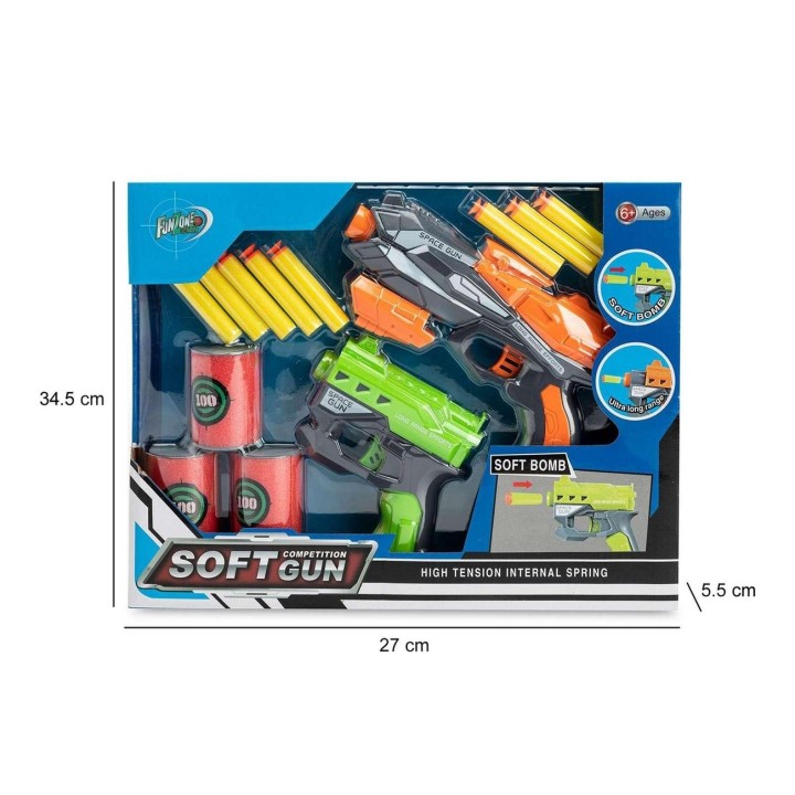 Pistola Lanza Dardos Nerf