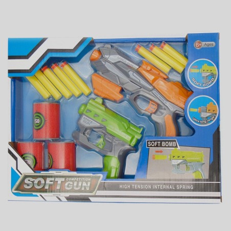 Pistola Lanza Dardos Nerf