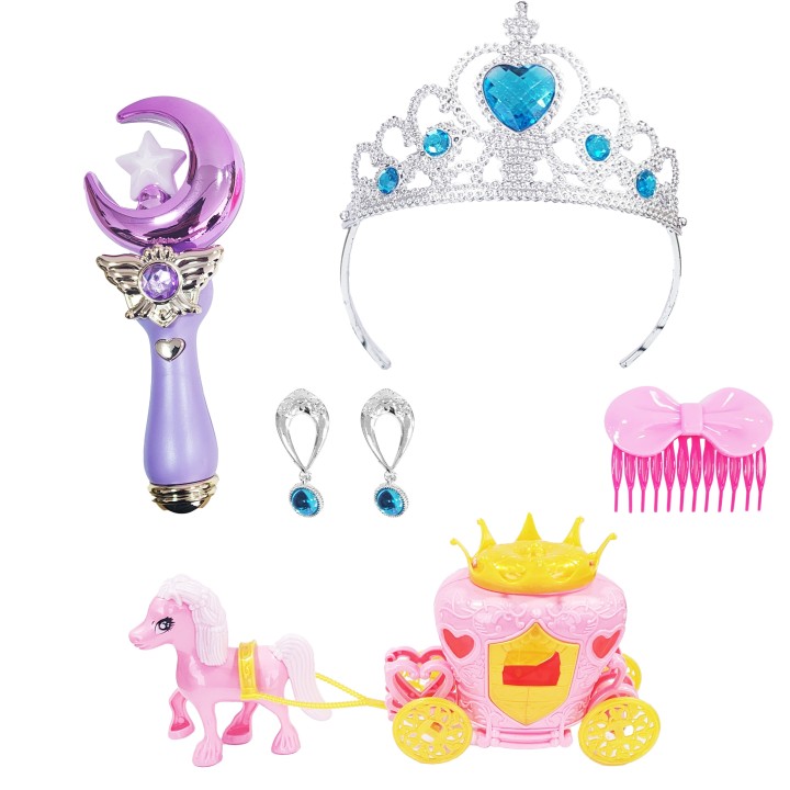 Set Varita Princesa Corona