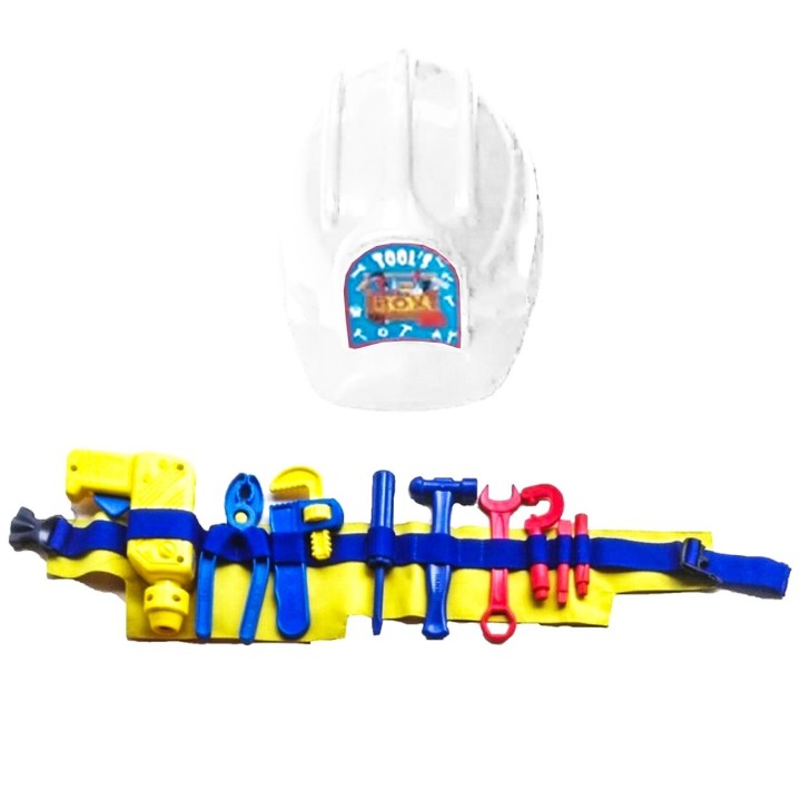 Juguete Set Casco Herramienta