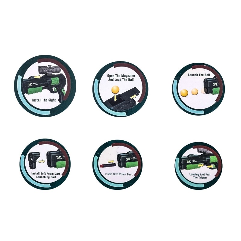 Pistola Dinosaurio Nerf