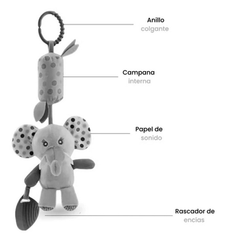 Sonajero Peluche Mordedor