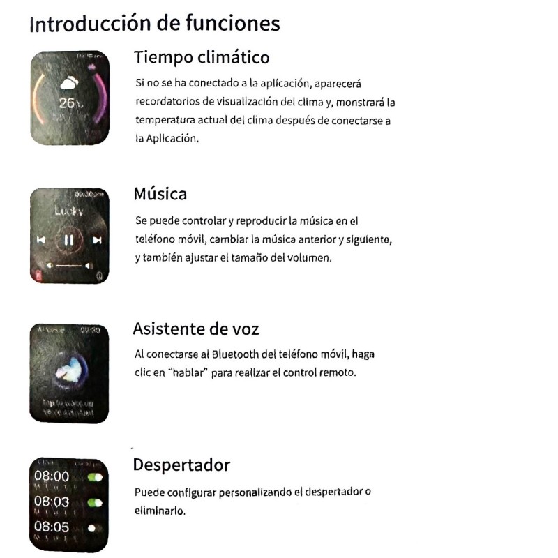 Reloj Inteligente Smartwatch