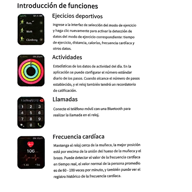 Reloj Inteligente Smartwatch