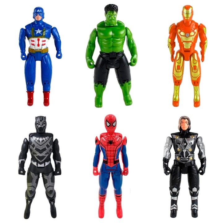 Avengers Superheroes X 6 Unidad