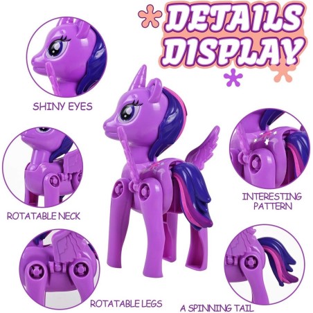 Unicornio Pony  X 4 Un