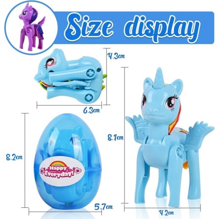 Unicornio Pony  X 4 Un