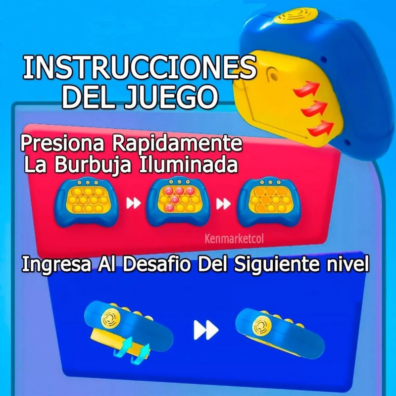 Juego Memoria Popit Push Popit