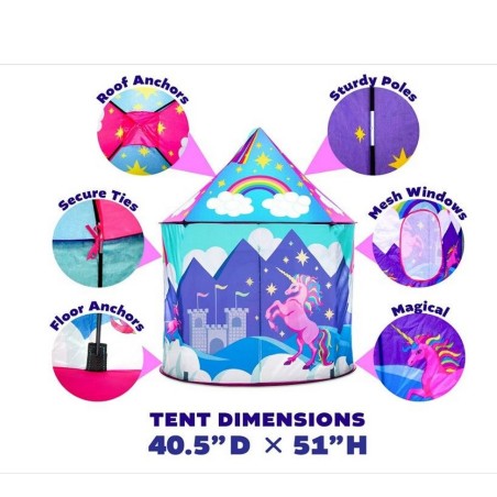 Carpa Camping Unicornio Pony