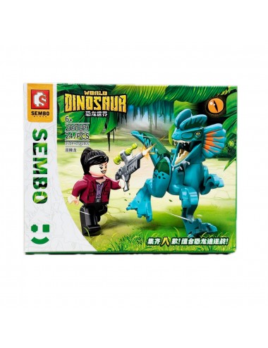 Dinosaurios Jurassic Armables X 8 Unidades 69,900.00