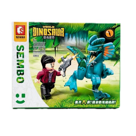Dinosaurios Jurassic Armables X 8 Unidades