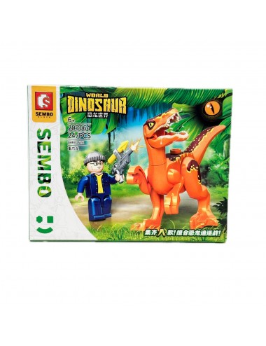 Dinosaurios Jurassic Armables X 8 Unidades 69,900.00
