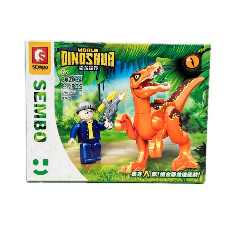 Dinosaurios Jurassic Armables X 8 Unidades