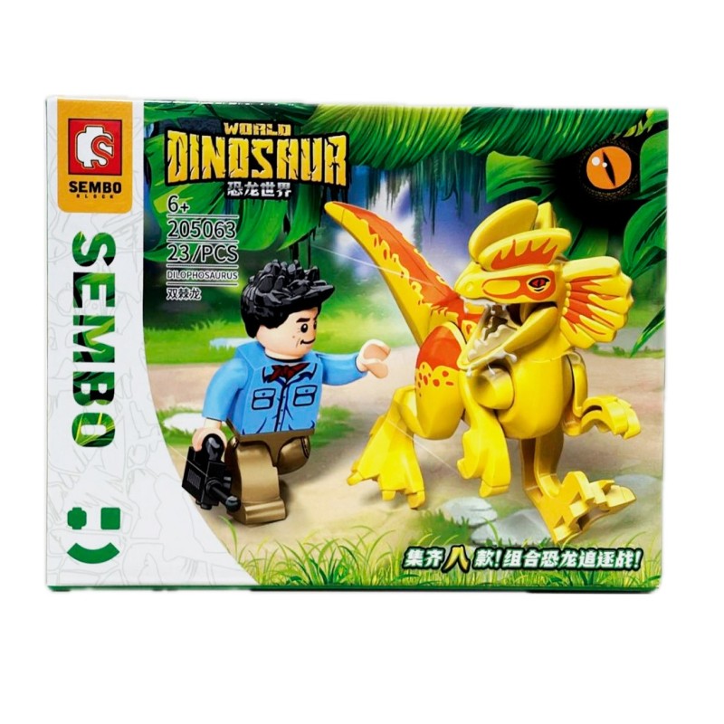 Dinosaurios Jurassic Armables X 8 Unidades