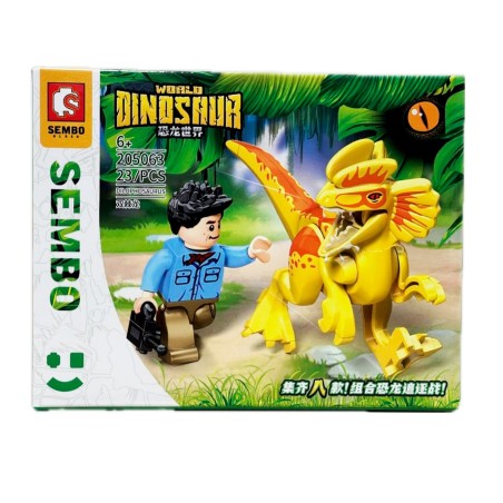 Dinosaurios Jurassic Armables X 8 Unidades