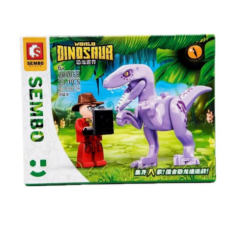 Dinosaurios Jurassic Armables X 8 Unidades