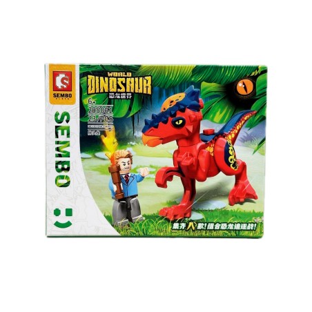 Dinosaurios Jurassic Armables X 8 Unidades