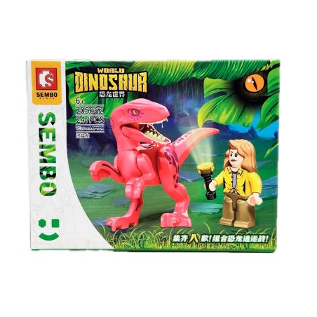 Dinosaurios Jurassic Armables X 8 Unidades