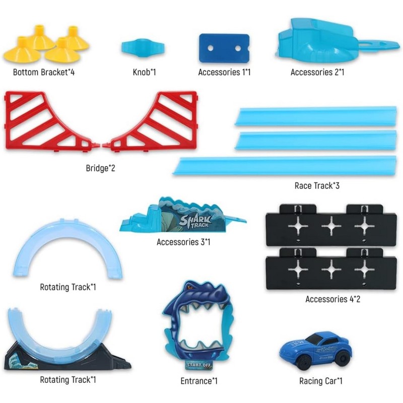 Pista De Carros Tiburon Juguete