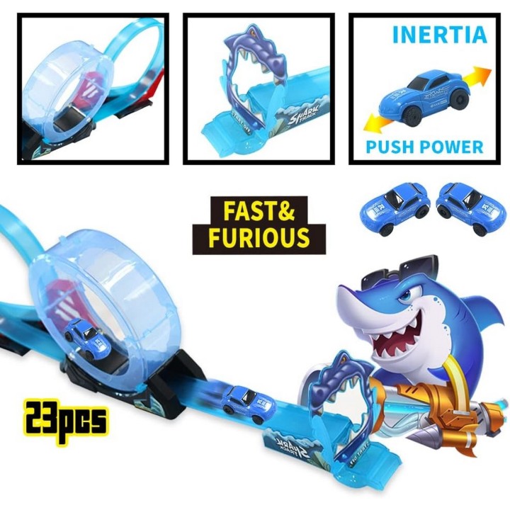 Pista De Carros Tiburon Juguete