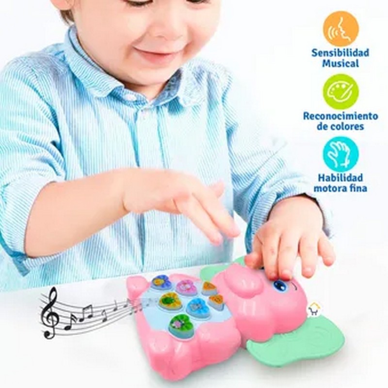 Piano Elefante Mordedor Bebes