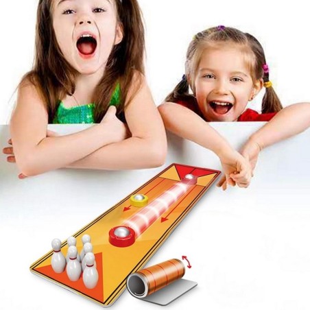 Juego Mesa Bolos Mini Pista