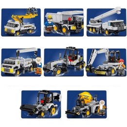 Juguete Armable Camion Carros Grua