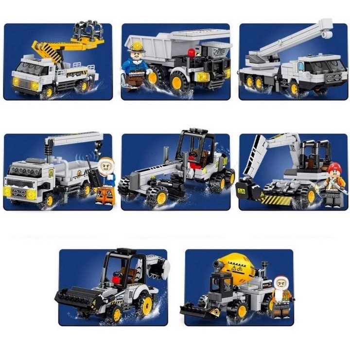 Juguete Armable Camion Carros Grua