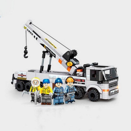 Juguete Armable Camion Carros Grua
