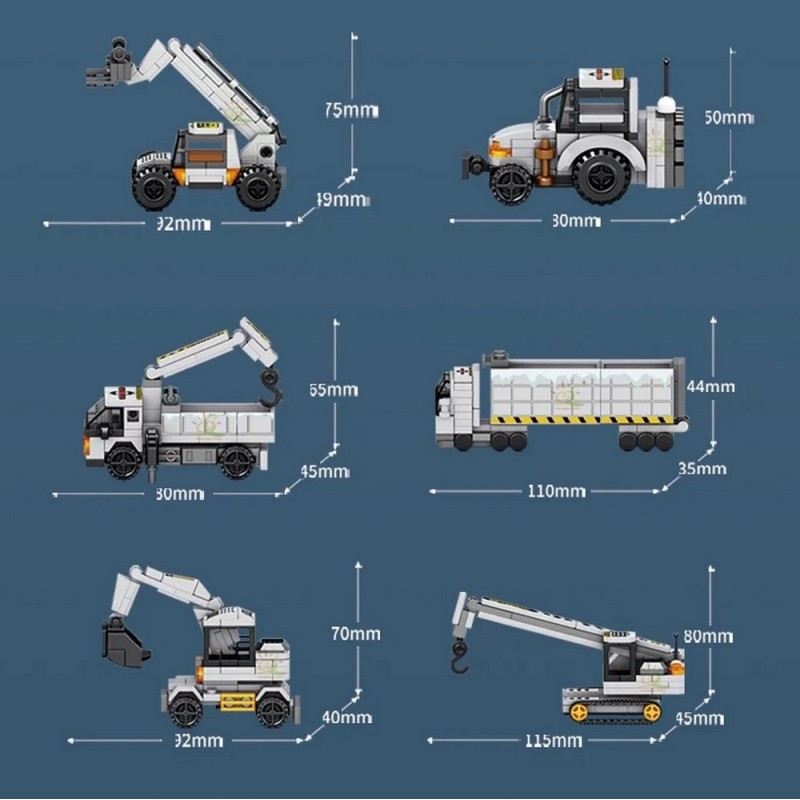 Juguete Armable Camion Carros Grua