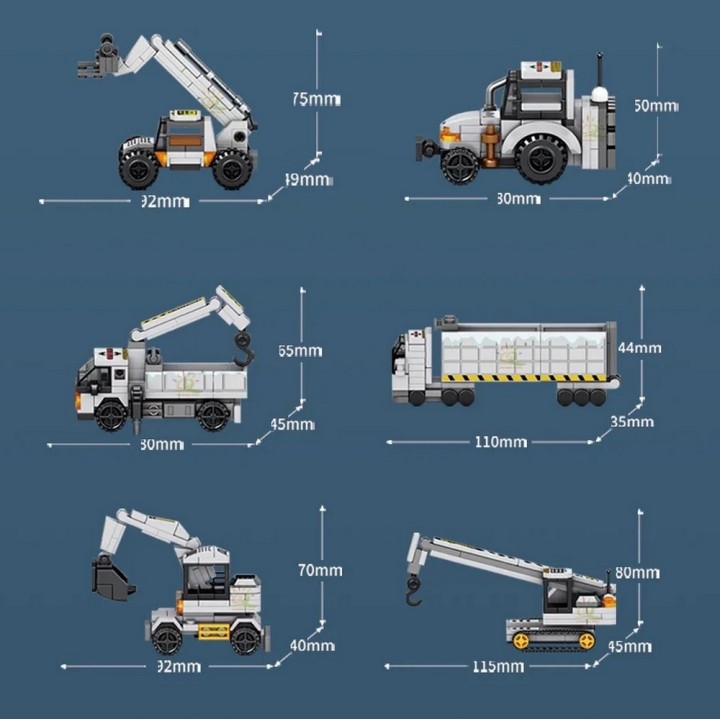 Juguete Armable Camion Carros Grua