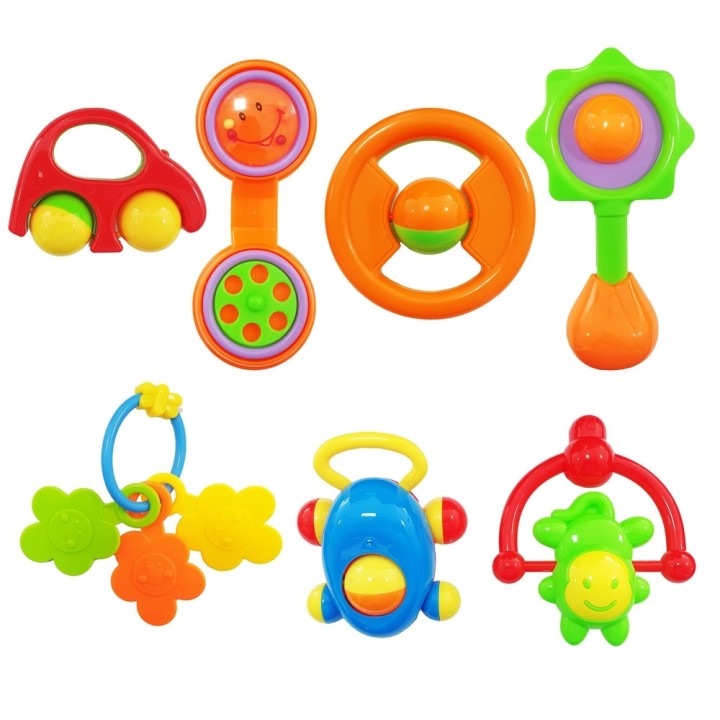Sonajero Estimulación Didactico X 7 Pc