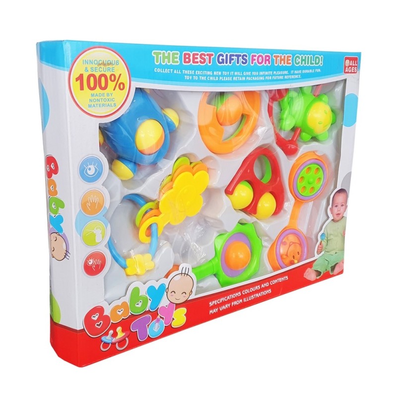 Sonajero Estimulación Didactico X 7 Pc