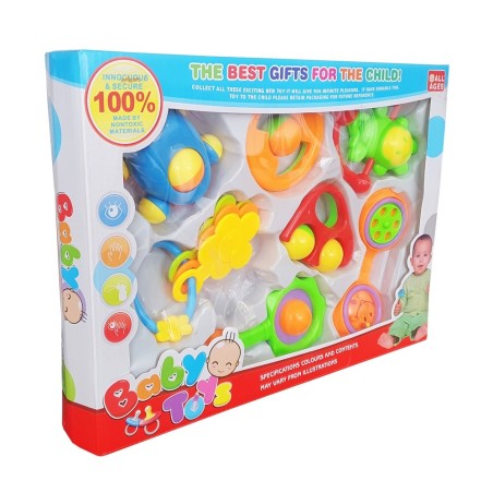 Sonajero Estimulación Didactico X 7 Pc